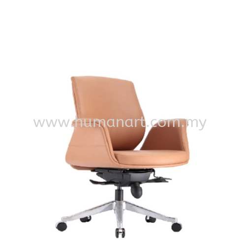 ZENOBIA LOW BACK DIRECTOR CHAIR | LEATHER OFFICE CHAIR SETAPAK KL MALAYSIA