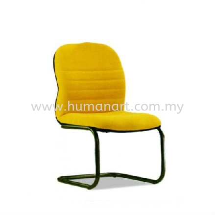 HYDE STANDARD VISITOR FABRIC OFFICE CHAIR WITH EPOXY BLACK CANTILEVER BASE WITHOUT ARMREST- tropicana | mutiara tropicana | batu caves