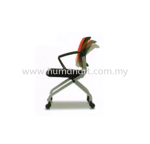 FOLDING/TRAINING CHAIR - COMPUTER CHAIR AVA (Side View) - kawasan temasya | subang jaya industrial estate | southgate commercial centre