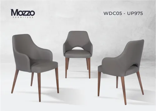 Mozzo WDC05-UP975 Modern And Black Dining Chair