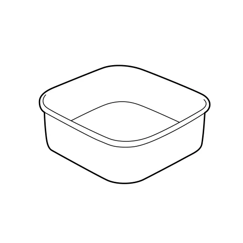 Shallow Square Bucket catalogue