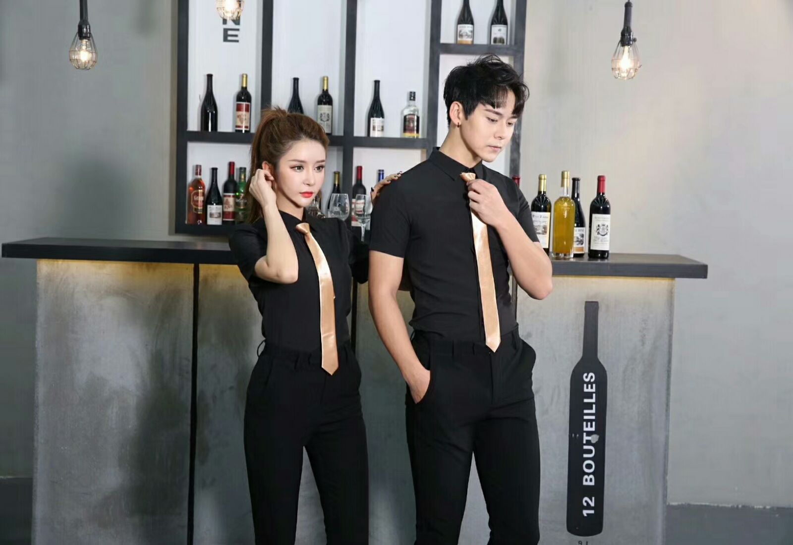 F B Floor Staff Uniform Food and Beverage FandB Uniform Custom