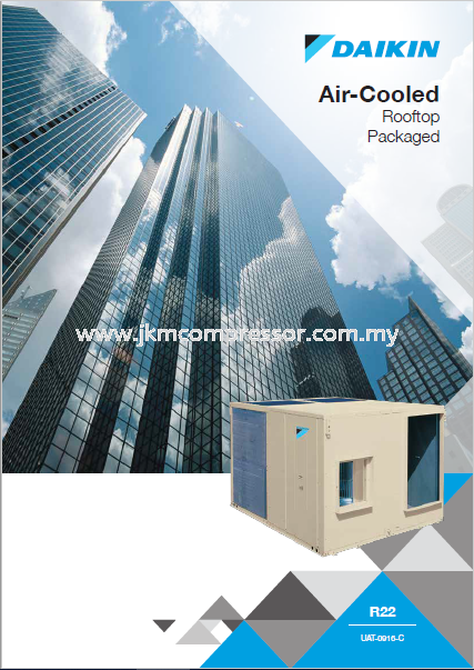 DAIKIN R22 AIR COOLED ROOFTOP PACKAGED UNIT