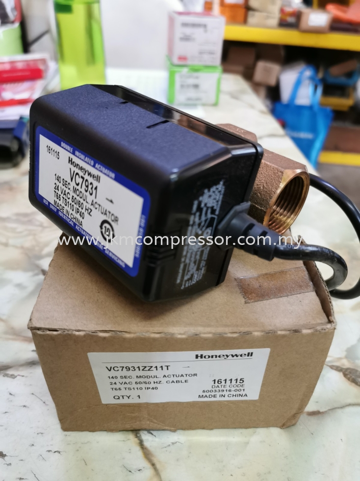 VC7931ZZ11T - HONEYWELL VC7931 MODULATING ACTUATOR VALVE ; MOTORIZED VALVE ; 24VAC 50/60HZ