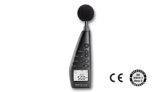 CENTER 390 DATA-LOGGING SOUND LEVEL METER (IEC 61672-1 class 2)