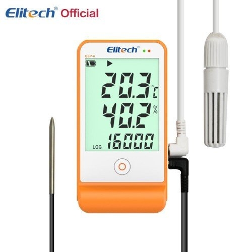 ELITECH GSP-6 TEMPERATURE & HUMIDITY DATA-LOGGER FOR REFRIGERATION & COLD-CHAIN