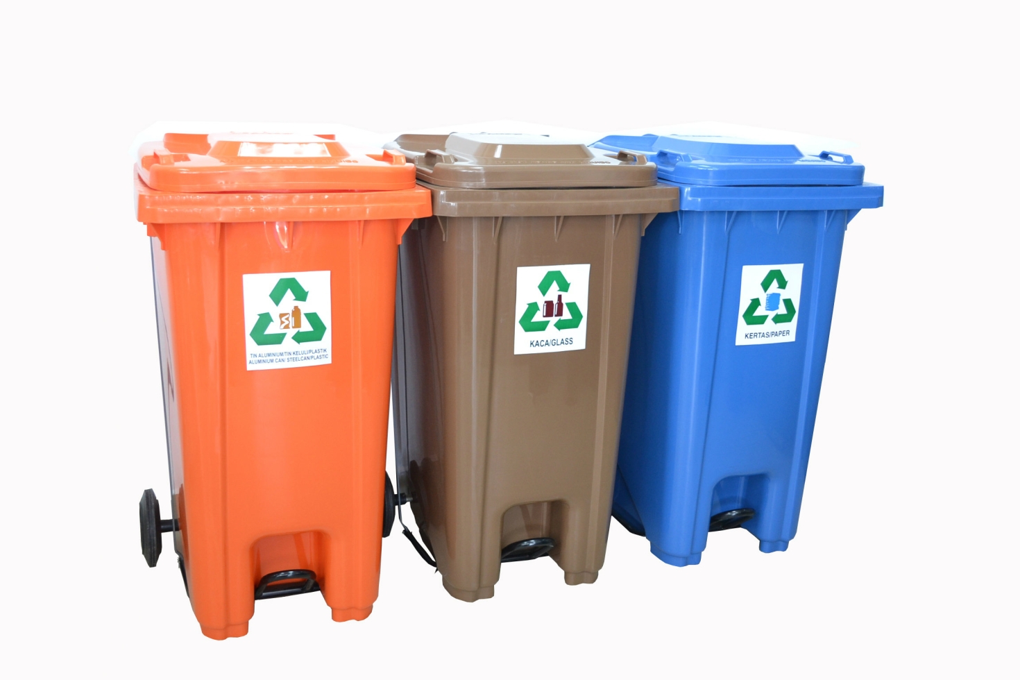 EH Recycling Bins with Foot Pedal 120L/240L