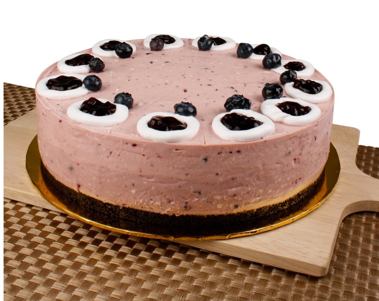 Blueberry Cheese Cake with Oreo Base