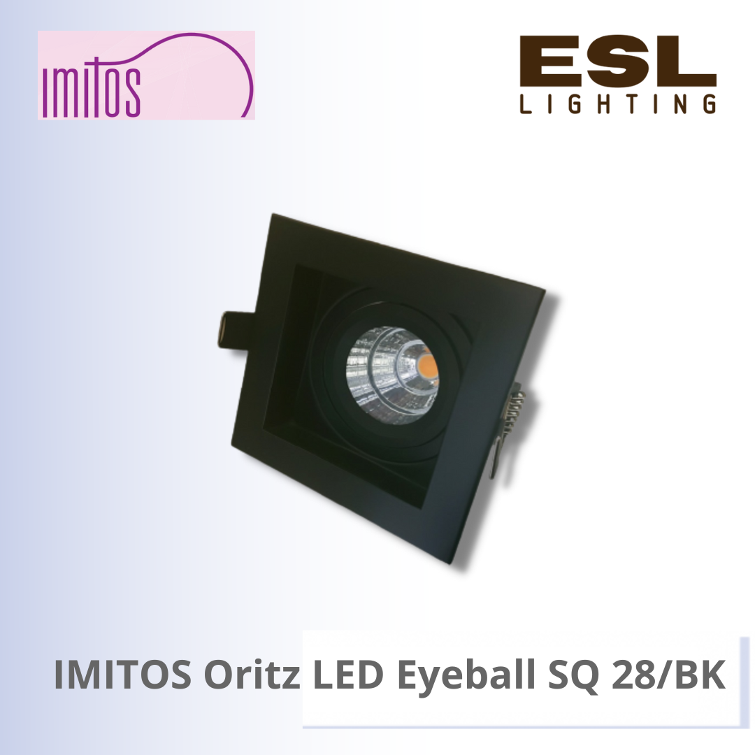 IMITOS Oritz LED EYEBALL 12W - SQ 28/BK