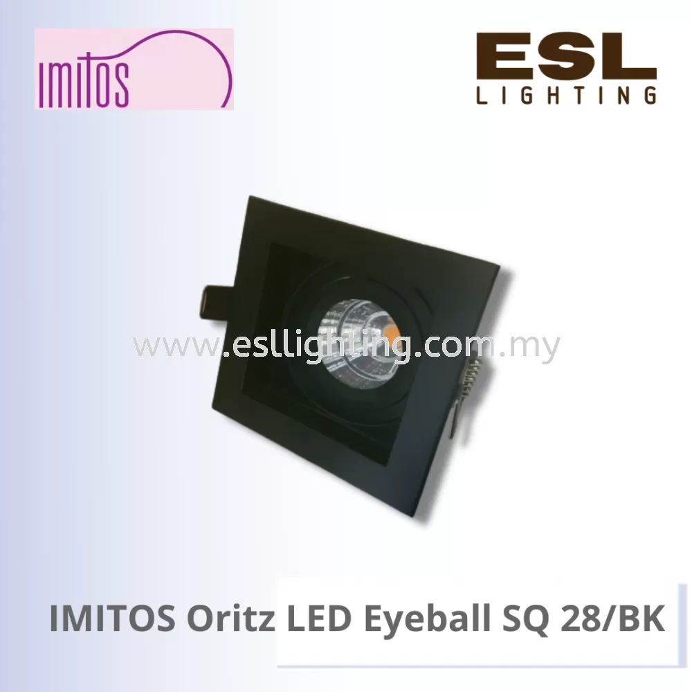 IMITOS Oritz LED EYEBALL 12W - SQ 28/BK