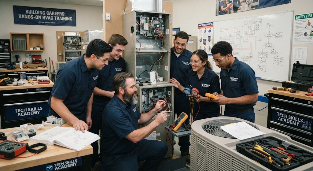 HVAC repair technician training