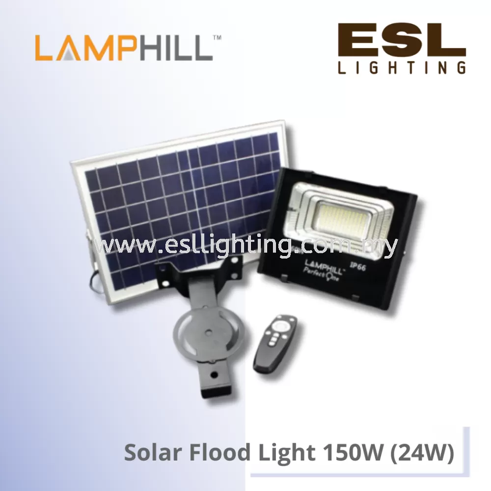 LAMPHILL Solar Flood Light 150W(24W) - SF-15030 / SF-15065 / SF-15065P 