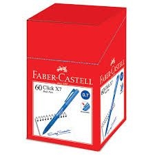 FABER CASTELL Click X7 Ball Pen 0.7 Blue