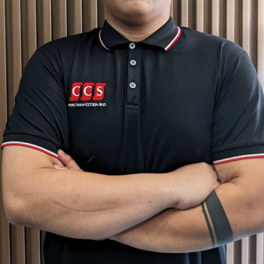 Custom Shirt Printing with Embroidery Logo Sabah | Polo Corporate Uniform Heatpress Silkscreen Kota Kinabalu