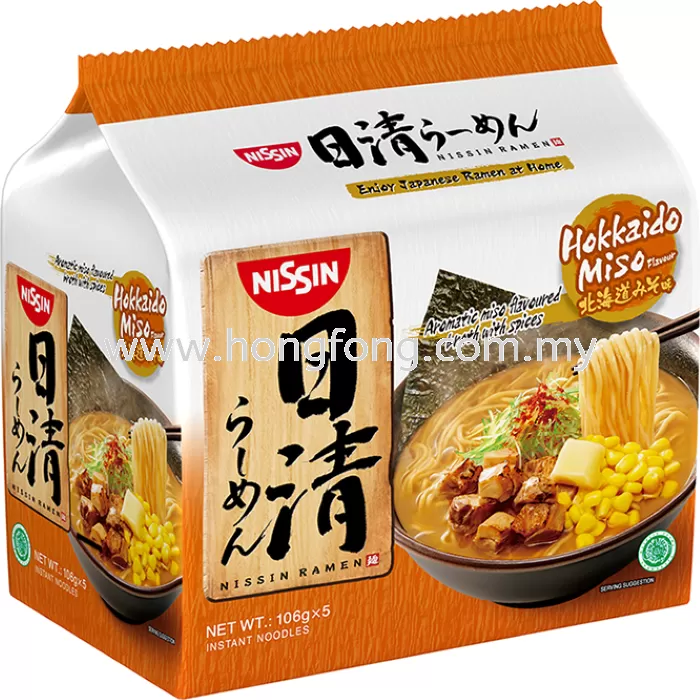 NISSIN JPN RAMEN M/P 5'S-HOKKAIDO MISO(106G)