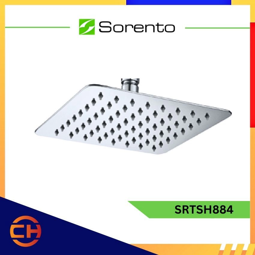 SORENTO BATHROOM SHOWER & BIDET SRTSH882 / SRTSH884 / SRTSH886 RAIN SHOWER HEAD STAINLESS STEEL 304 ( CHROME )