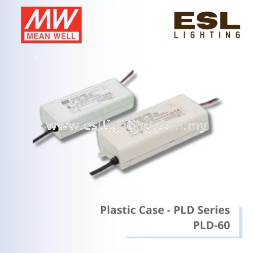 MEANWELL Plastic Case PLD Series - PLD-60