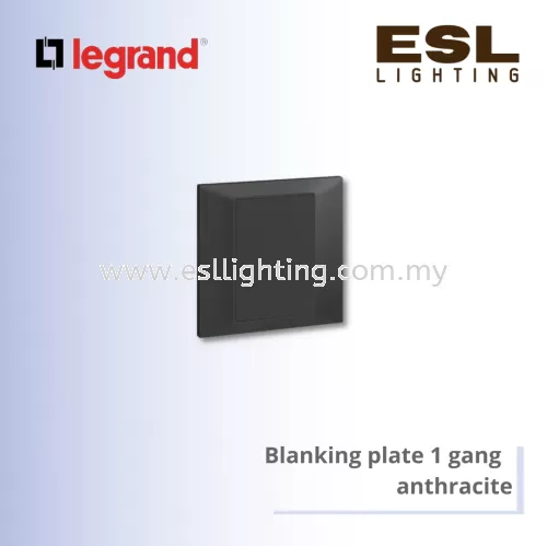 Legrand Belanko™Blanking plate 1 gang   anthracite
