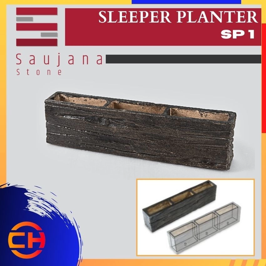 SAUJANA SP 1 SLEEPER PLANTER ( L600MM - W100MM - H150MM )