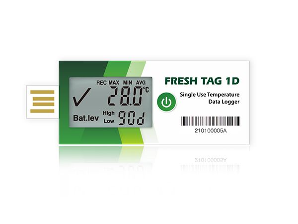 Freshliance Fresh Tag 1D LCD USB Temperature Data Logger