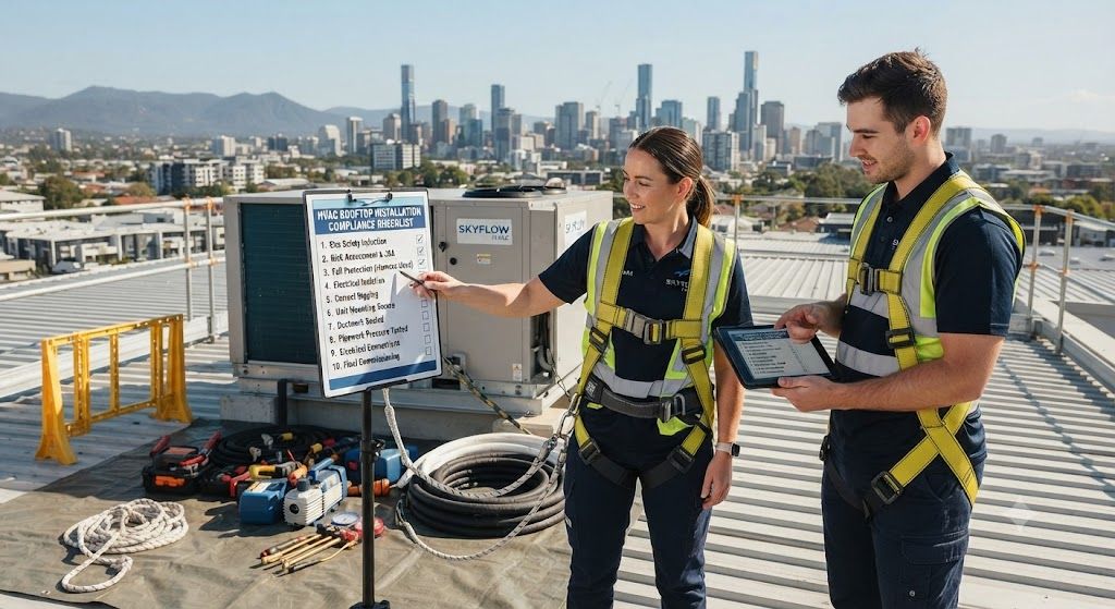 HVAC rooftop installation compliance checklist