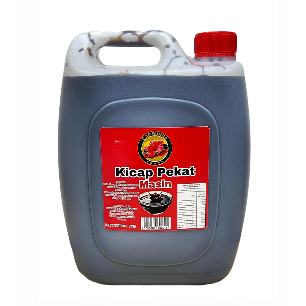 Cap Bunga Kicap Pekat Masin 5kg