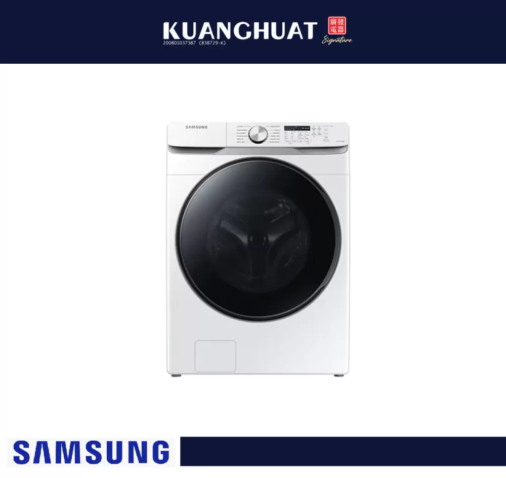 [PRE-ORDER 7 DAYS] SAMSUNG 17kg Front Load Washing Machine with Ecobubble WF17T6000GW/FQ