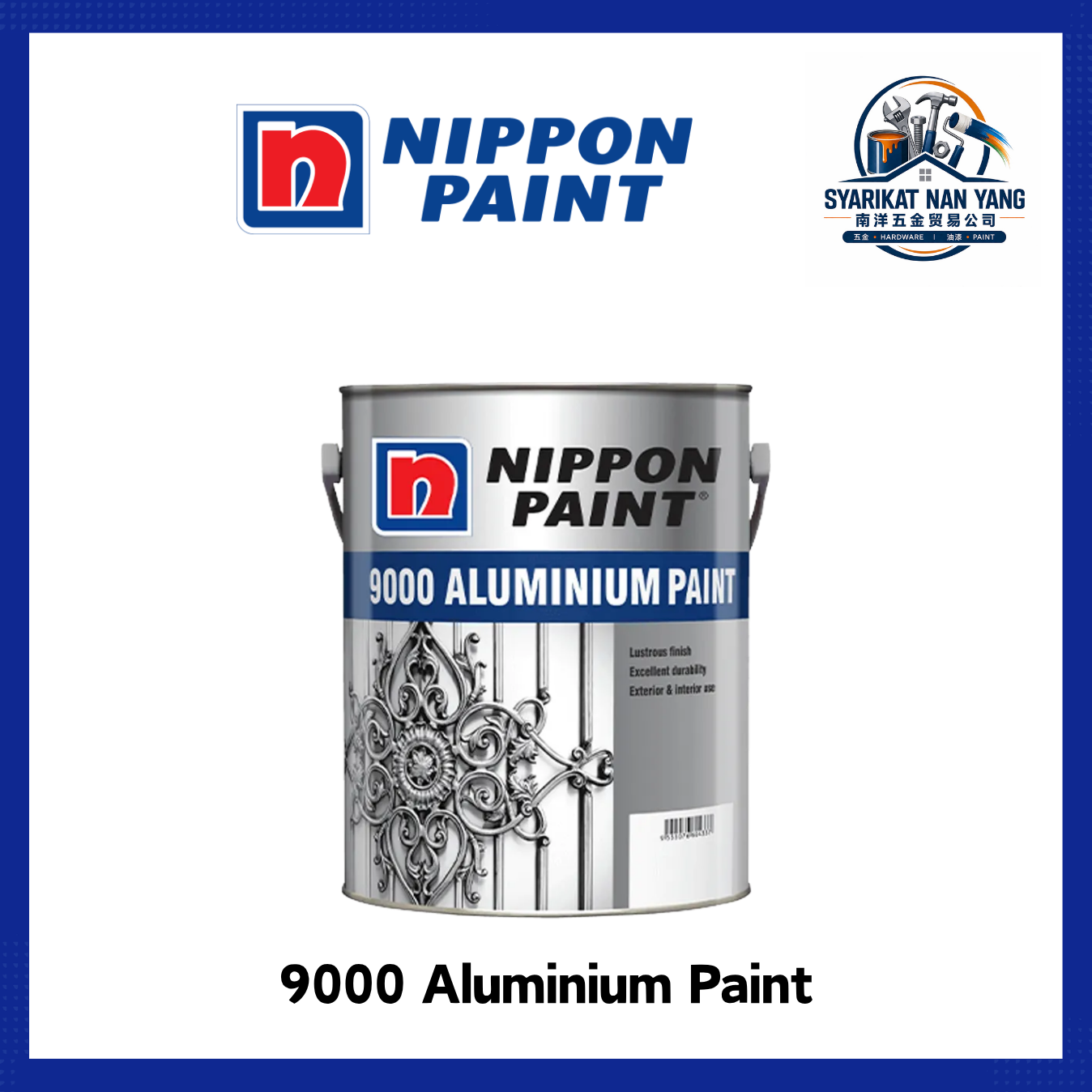 Nippon Paint 9000 Aluminium Paint