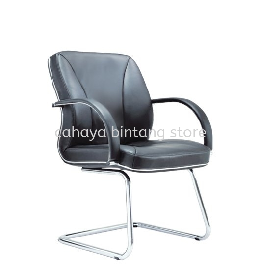 CERIA VISITOR DIRECTOR CHAIR | LEATHER OFFICE CHAIR SUNGAI BULOH SELANGOR