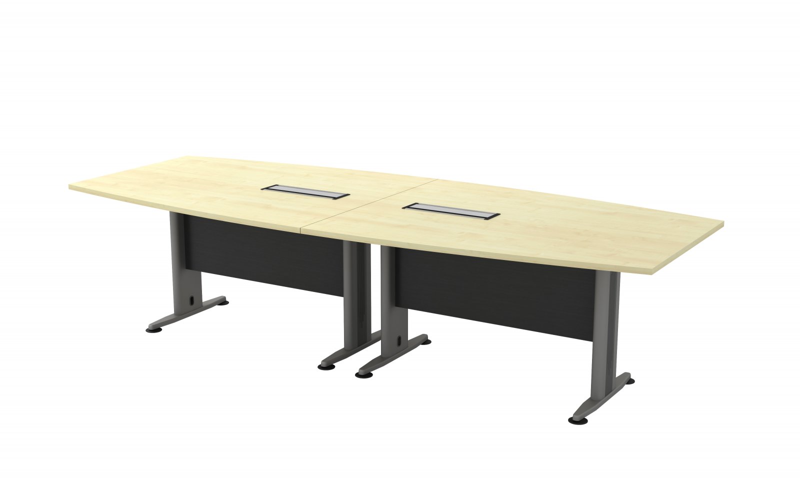 10 FEET BOAT SHAPE CONFERENCE MEETING TABLE DATARAN PRIMA SELANGOR