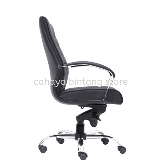 BRAMPTON MEDIUM BACK DIRECTOR CHAIR | LEATHER OFFICE CHAIR SERDANG SELANGOR