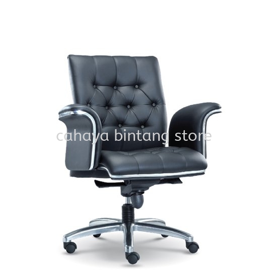 MD LOW BACK DIRECTOR CHAIR | LEATHER OFFICE CHAIR BALAKONG SELANGOR