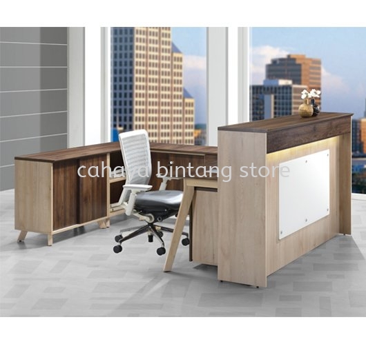 RECEPTION COUNTER TABLE -  recption counter office table tmc bangsar | reception counter office table damansara utama | reception counter office table solaris dutamas