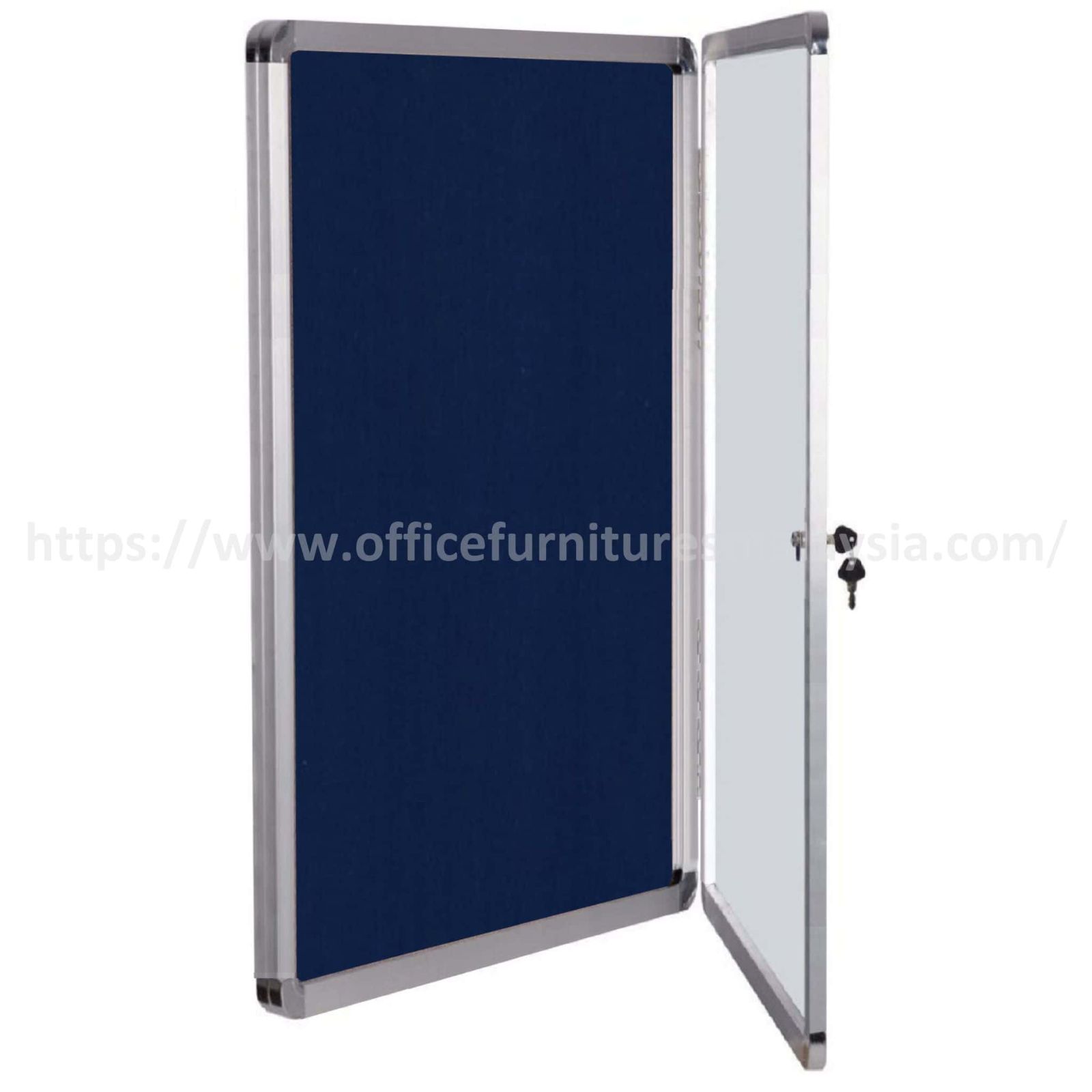 3 ft x 5 ft Display Case Notice Velvet Board OFMDCV35