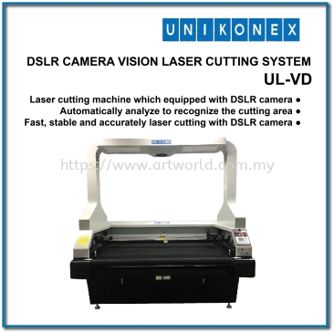 UNIKONEX UL-VD DSLR CAMERA VISION LASER CUTTING SYSTEM