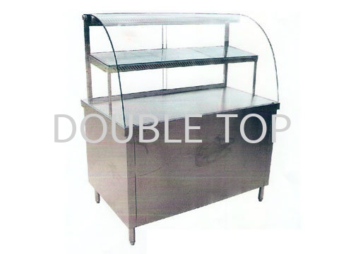 Couter c/w "D" Shape Show Case & 1 Tier Glass Shelf Stainless Steel Equipment Penang, Malaysia, Jelutong, Simpang Ampat Supplier, Suppliers, Supply, Supplies | Double Top Trading Sdn Bhd