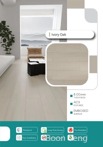 Waterblock Series Flooring - Ivory Oak