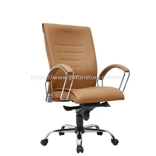 EXECUTIVE LEATHER CHAIR - PK-ECLC-3-M-C1 - ZONE MEDIUM BACK CHAIR