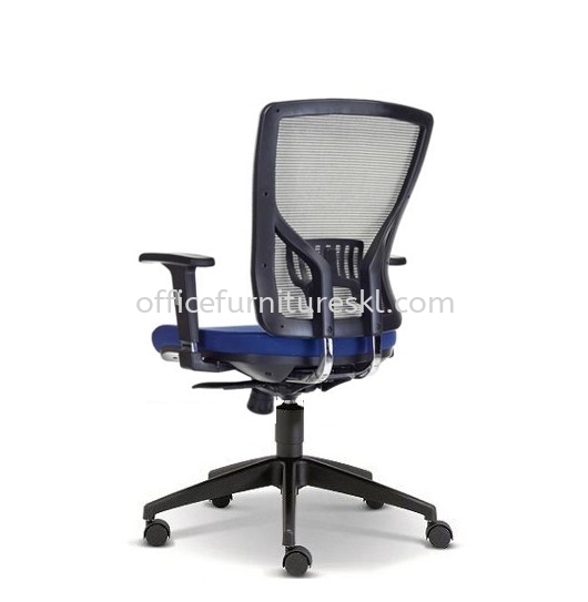 SANIE MEDIUM BACK ERGONOMIC MESH OFFICE CHAIR WITH ADJUSTABLE ARMREST AND NYLON BASE-ergonomic mesh office chair kawasan temasya | ergonomic mesh office chair plaza arkadia | ergonomic mesh office chair top 10 best recommended office chair