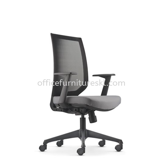 ZENITH MEDIUM BACK ERGONOMIC MESH OFFICE CHAIR-ergonomic mesh office chair starling mall | ergonomic mesh office chair wisma central | ergonomic mesh office chair 12.12 mega sale