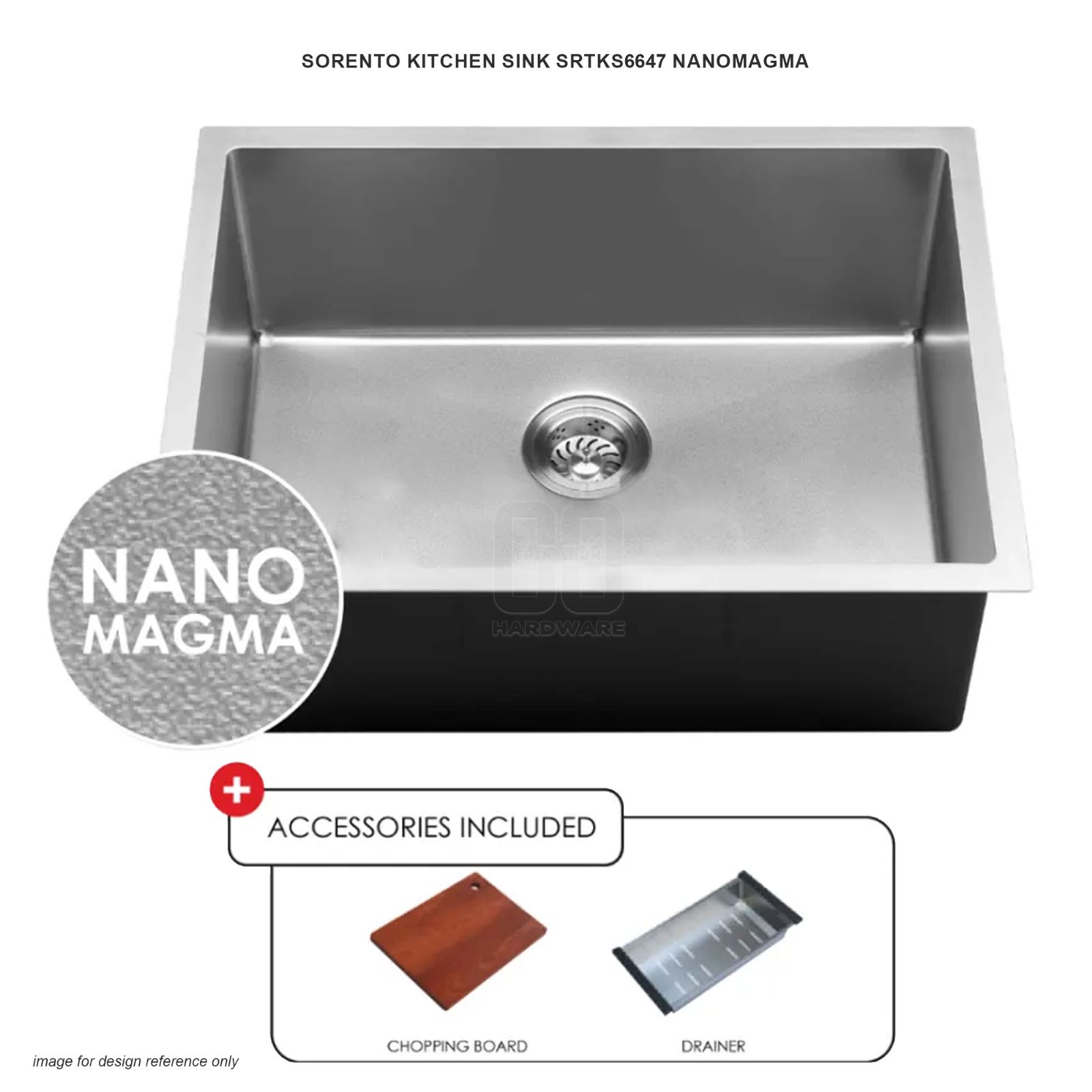 SORENTO KITCHEN SINK SRTKS6647 NANOMAGMA