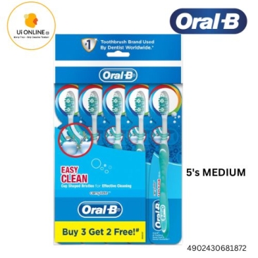 Oral-B Complete Easy Clean Manual Toothbrush (5 Pcs) [MEDIUM] *1872