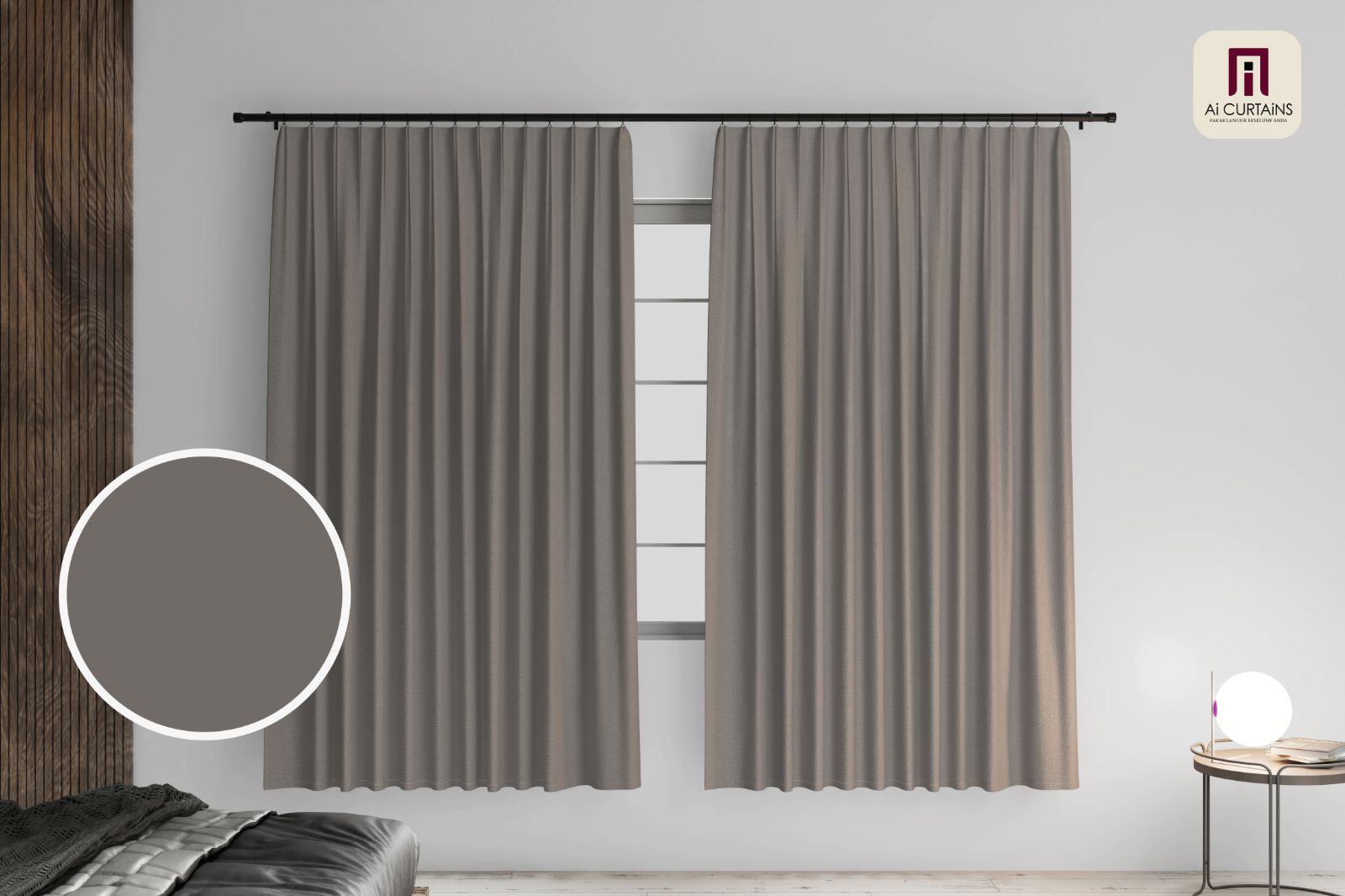 2 Panel Ready Made Curtain