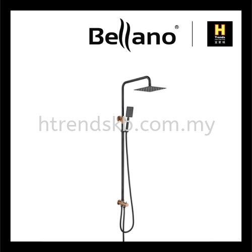 Bellano Two Way Shower Post (Square-Rose Gold) BLN_5141S_RG