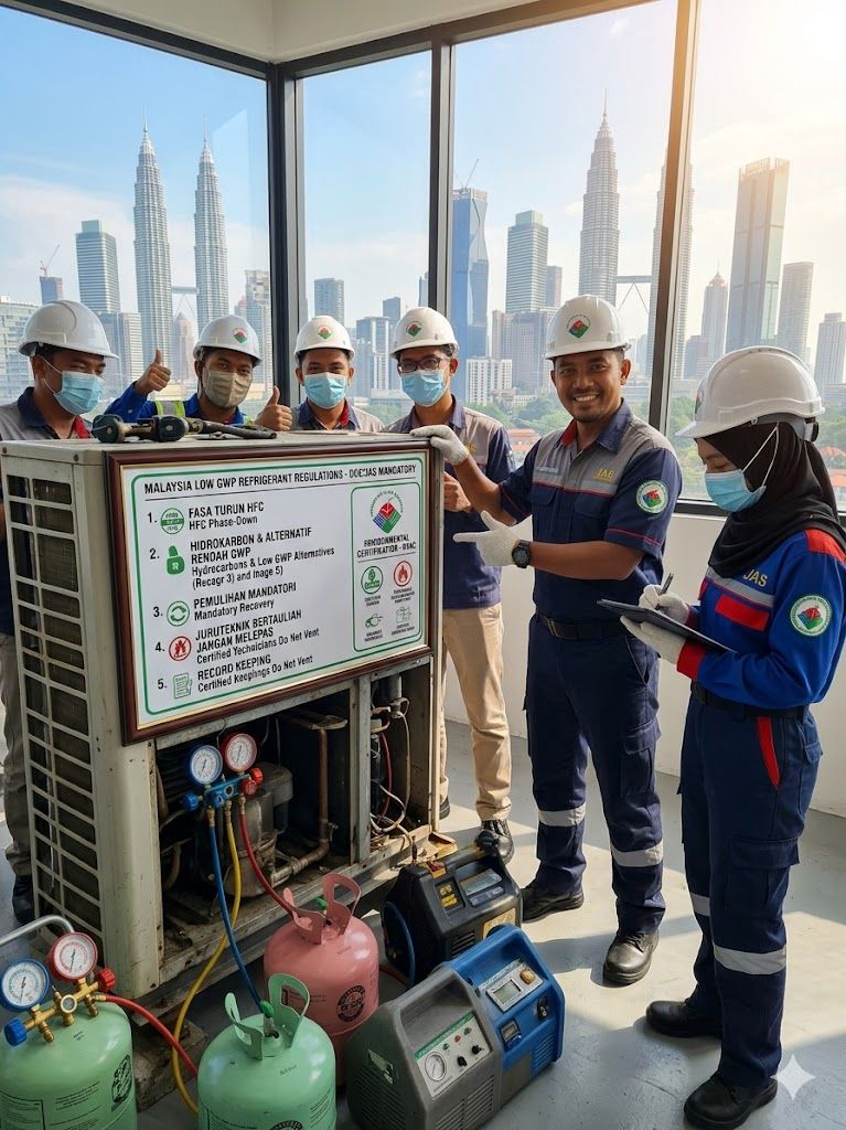 low GWP refrigerant environmental regulations Malaysia