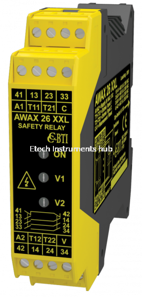 AWAX26XXLT6 Safety Modules / Safety Relays Malaysia, Perak, Ipoh Supplier, Suppliers, Supply, Supplies | ETECH INSTRUMENTS HUB