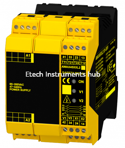 AWAX45XXL2 Safety Modules / Safety Relays Malaysia, Perak, Ipoh Supplier, Suppliers, Supply, Supplies | ETECH INSTRUMENTS HUB