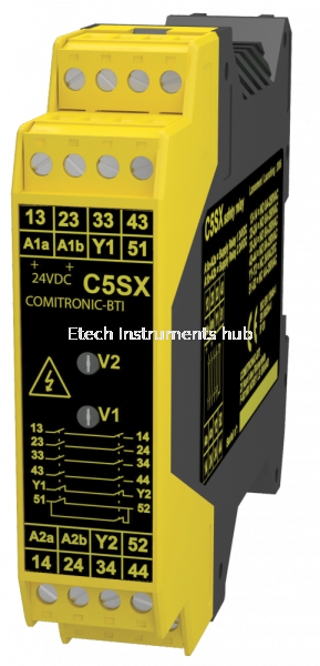 C5SX 24V Safety Modules / Safety Relays Malaysia, Perak, Ipoh Supplier, Suppliers, Supply, Supplies | ETECH INSTRUMENTS HUB