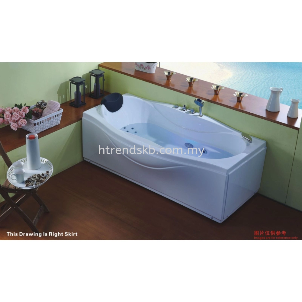 Eurano Massage Bathtub (ERN11106 L/R)