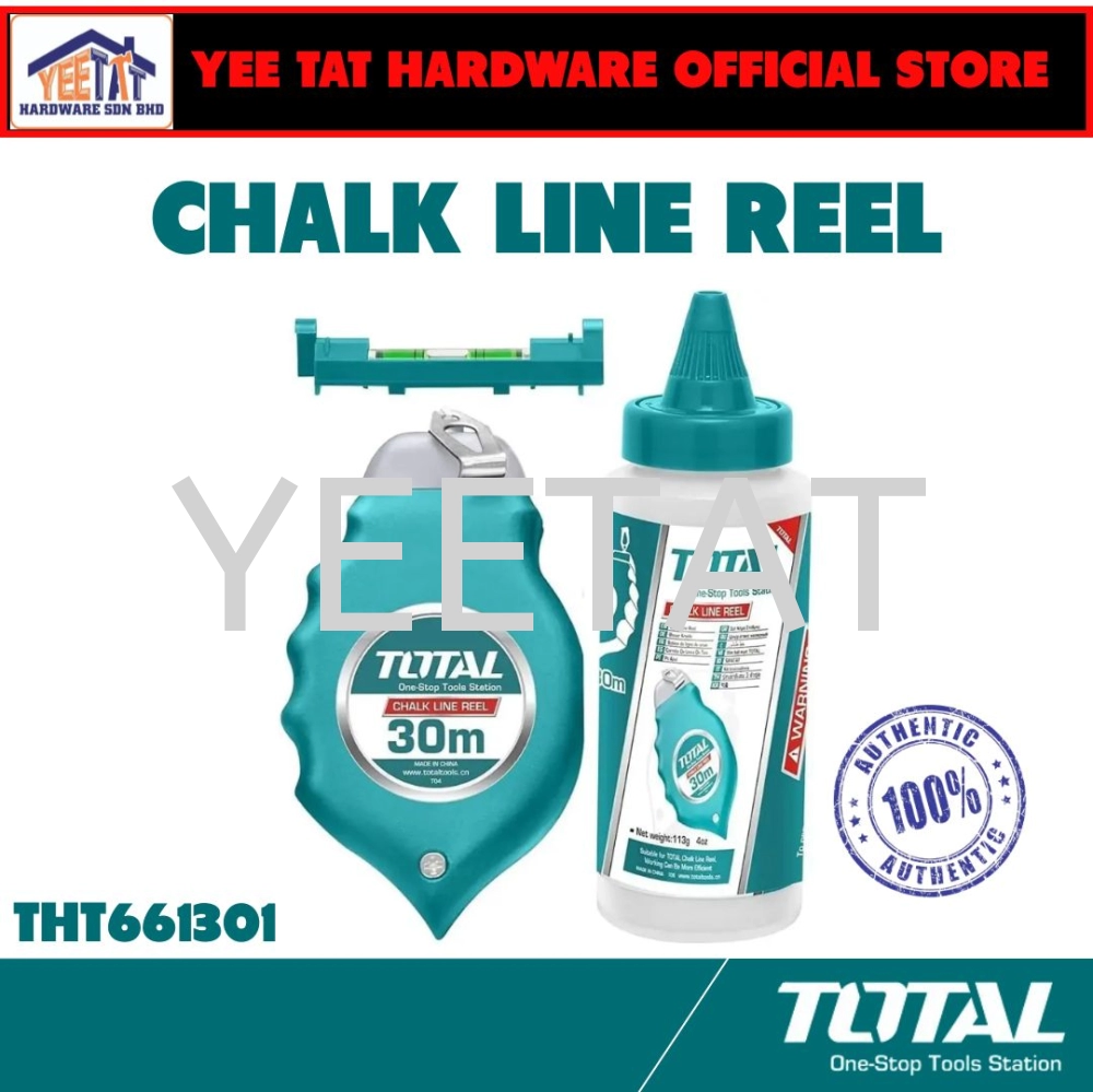 [ TOTAL ] THT661301 CHALK LINE REEL 30M